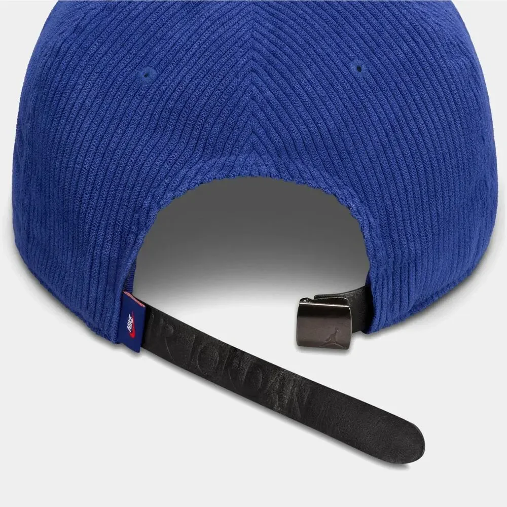 Jordan Pro Unstructured Cap Corduroy Hat Deep Royal Size S/M IB3937-485
